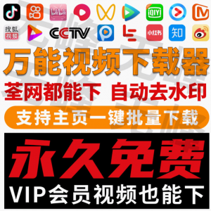 抖音快手短视频批量下载无水印西瓜下载软件网页一键采集高清素材-电商虚拟货源仓