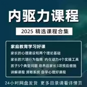 内驱力培训课程培养孩子自觉性提升内在亲子教育学习电子版资料-电商虚拟货源仓