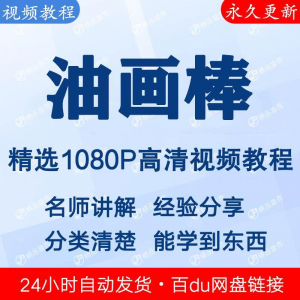 油画棒视频教程新手自学零基础入门精通教学课程全集-电商虚拟货源仓