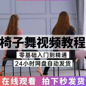 椅子舞教程视频 椅子舞技巧全套入门自学零基础学习教程素材-电商虚拟货源仓