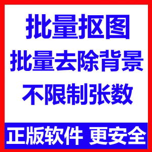 批量抠图工具 全自动去除图片背景软件 本地运行 不限制张数-电商虚拟货源仓